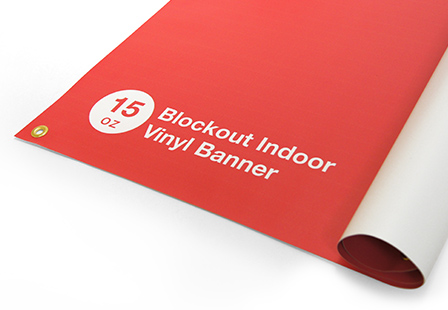 15oz Blockout Indoor Vinyl Banners