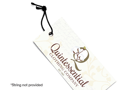 Glossy UV Coated Hang Tags