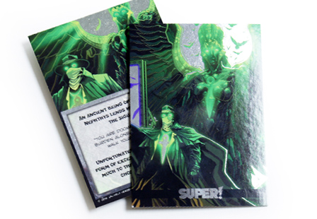 Glossy UV Coated w/ Inline Foil Trading Cards